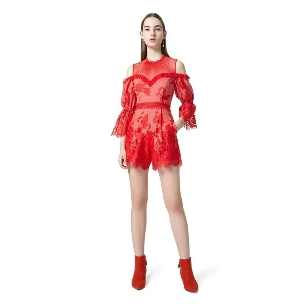 REVOLVE Three Floor Dress Like Romper SIZE 0 - Picture 2 of 10